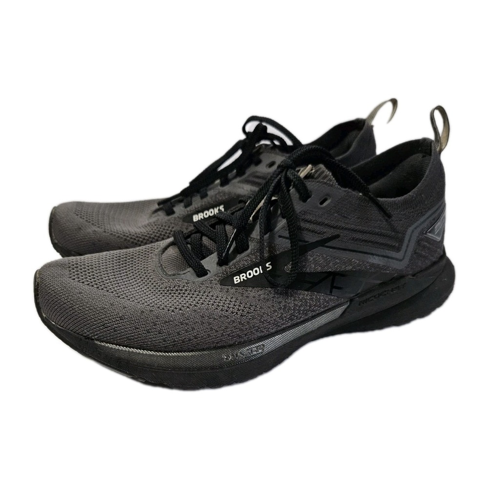 Brooks Ricochet 3 Women's Running Shoes Gray Black Mesh‎ Size 10 Medium B 120348